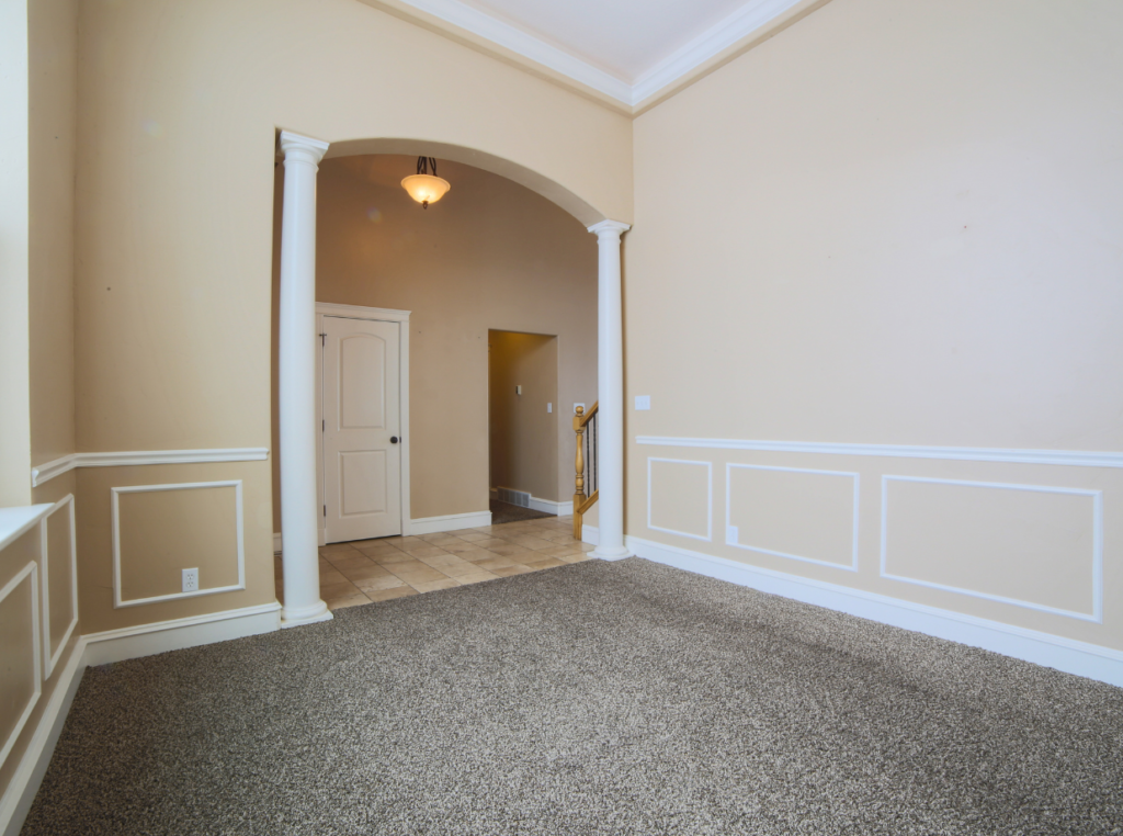 carpeted room